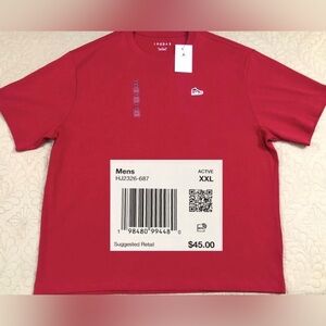 NEW..MEN XXL JORDAN BRAND SNEAKER PATCH TEE (RED)